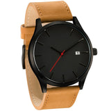 Leather Luxury Man Watch